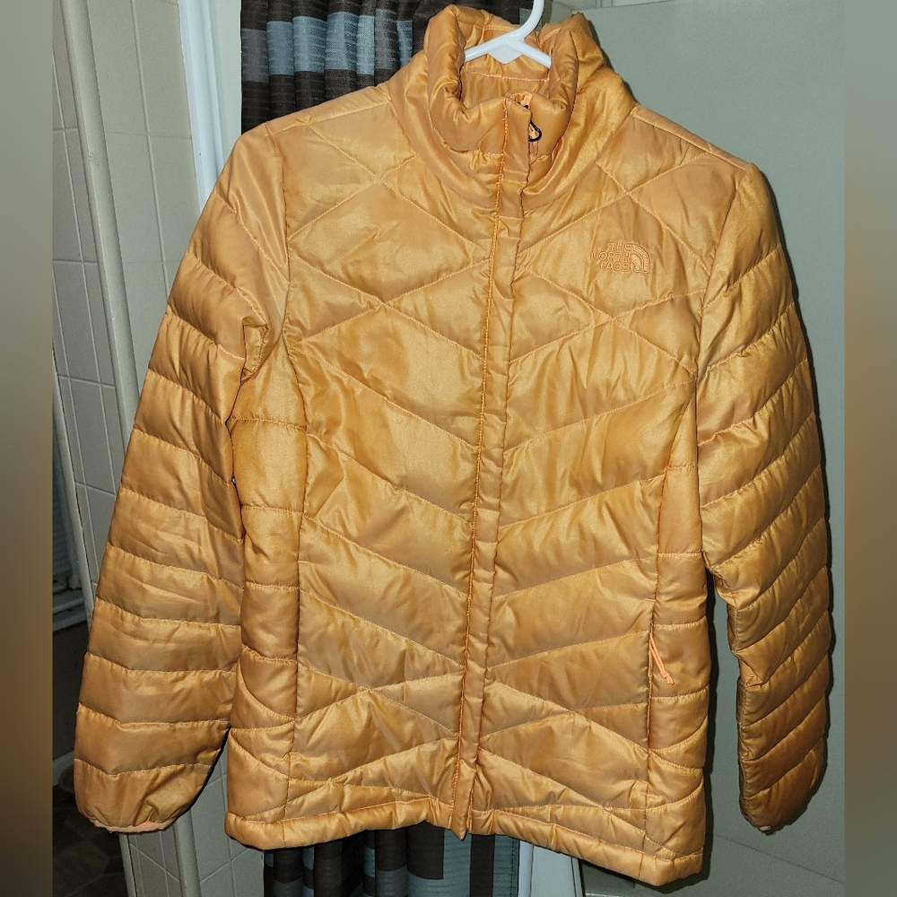THE NORTH FACE Aconcagua Jacket 550 Goose Down #CLE6 Orange? Women's Size S/P